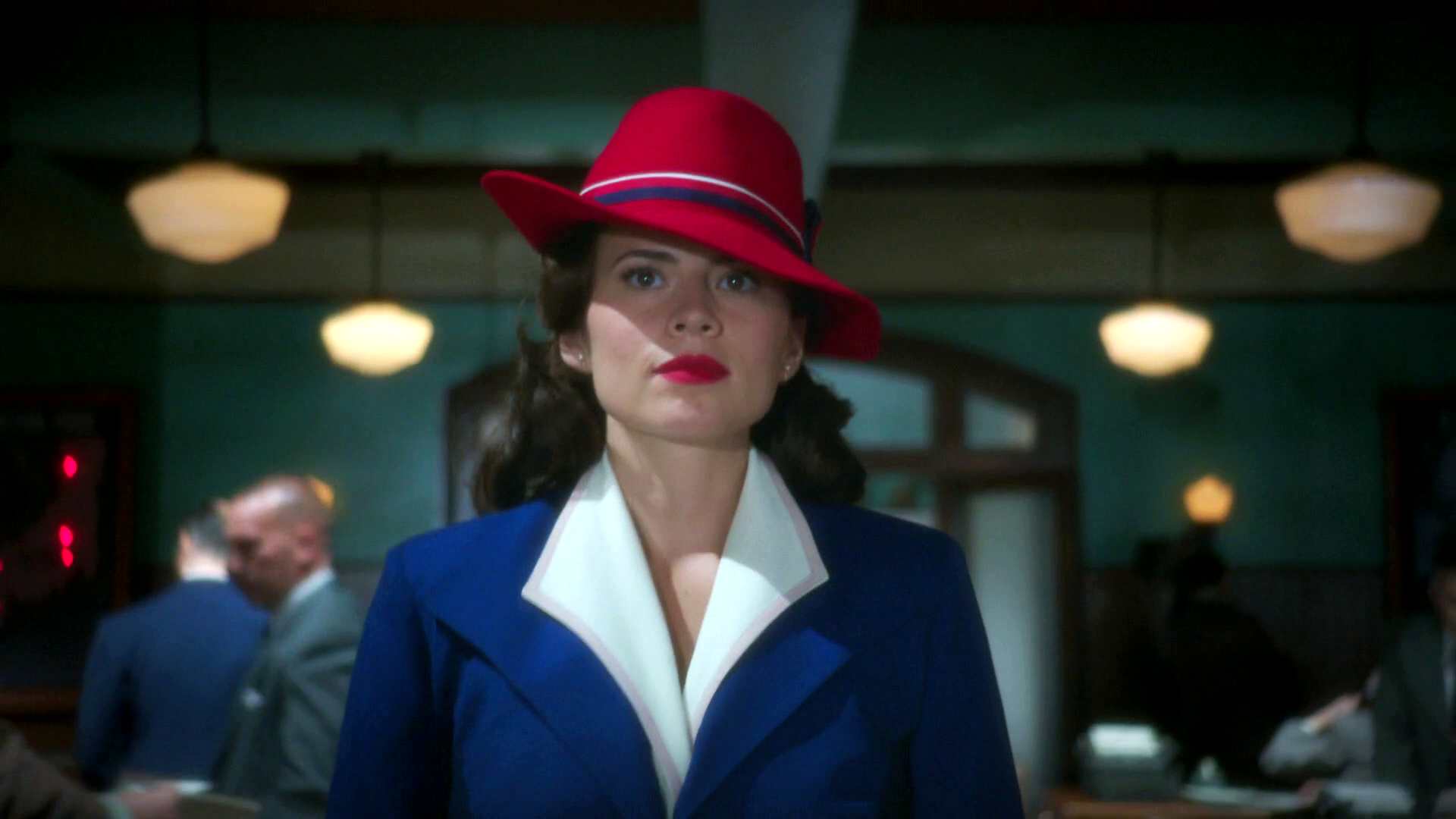 agent carter blue dress Agent Carter Cosplay Blue 50s Dress